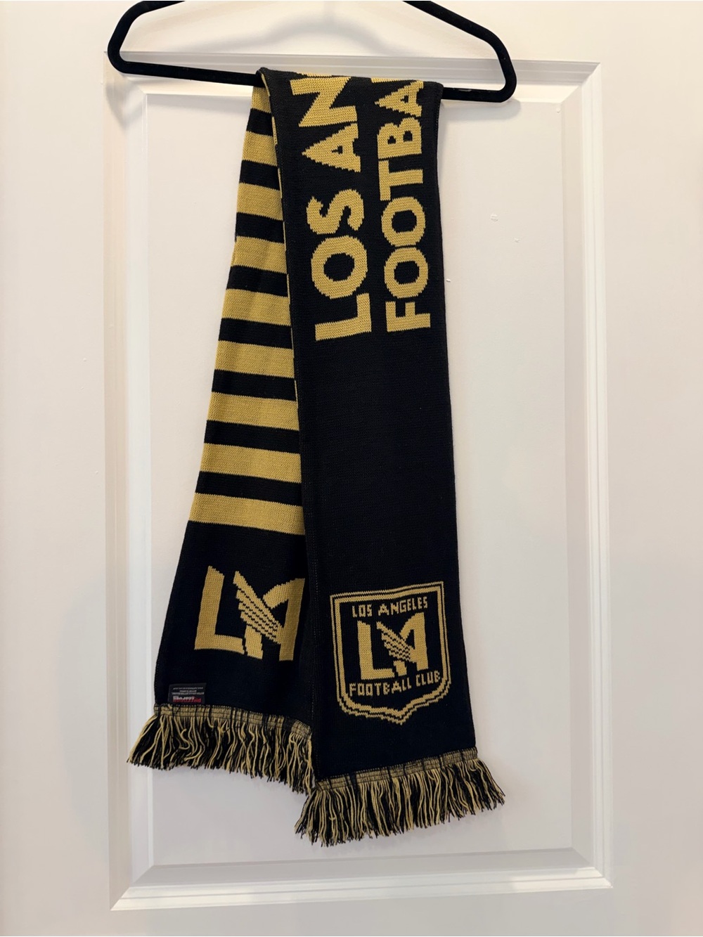 TWO Los Angeles Football Club Supporter Scarf in Black & Gold